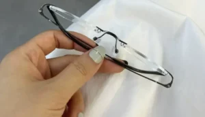 rimless designer glasses